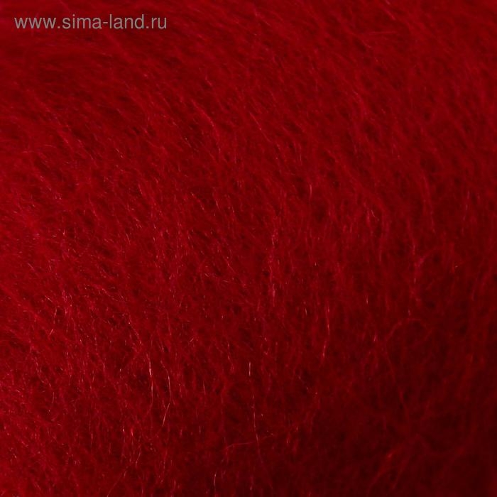Шерсть для валяния "Кардочес" 100% полутонкая шерсть 100гр (091 вишня)