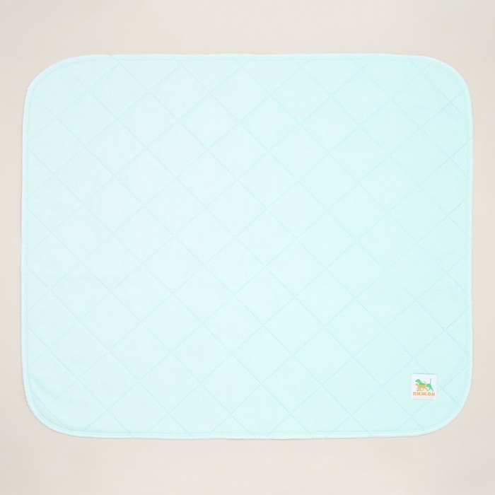 Пелёнка для животных многоразовая впитывающая, 70 х 60 см, мятная Пелёнка для животных многоразовая впитывающая, 70 х 60 см, мятная