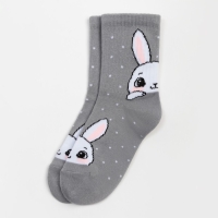 Носки детские KAFTAN "Зайчик" р-р 16-18, серый Носки детские KAFTAN "Зайчик" р-р 16-18, серый