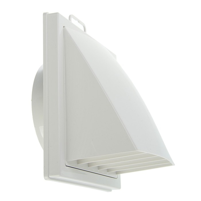 Выход стенной ERA 1515К10ФВ, 150x150 мм, с обратным клапаном, с фланцем d=100 мм, белый Выход стенной ERA 1515К10ФВ, 150x150 мм, с обратным клапаном, с фланцем d=100 мм, белый