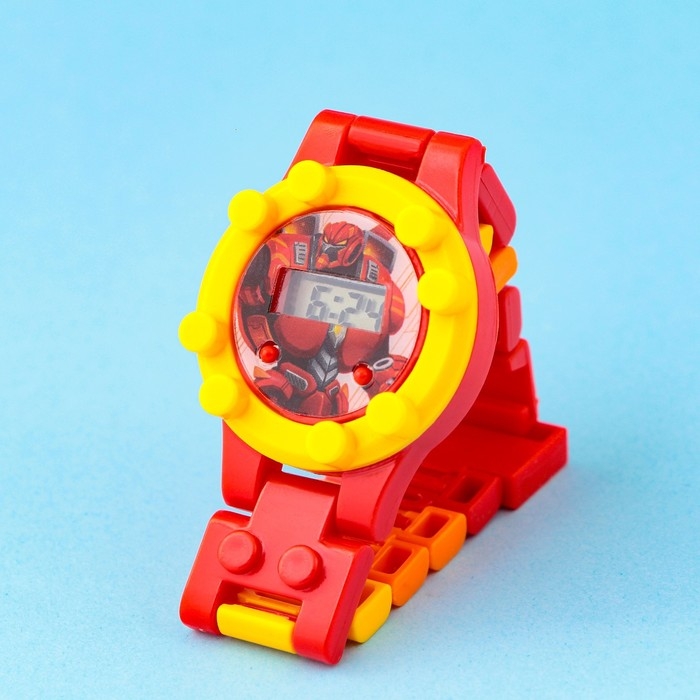 Часы наручные электронные &laquo;Самый крутой&raquo;, с ремешком-конструктором