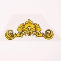 Термотрансфер &laquo;Хохлома вензель золотой&raquo;, набор 10 шт.