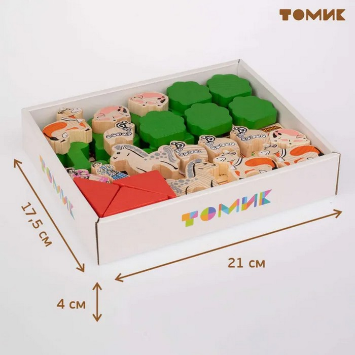Конструктор «Ферма», 42 элемента Конструктор «Ферма», 42 элемента