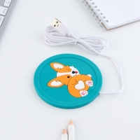 Подставка для кружки USB &laquo;Корги&raquo;, 10 х 10 см.