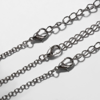 Кулоны &laquo;Неразлучники&raquo; best friends, трио, цвет серебро, 40 см