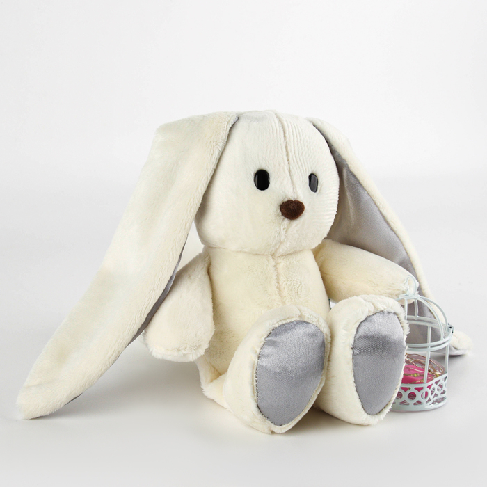 Новогодняя мягкая игрушка &laquo;Lu с гирляндой&raquo;, заяц, 25 см, на новый год