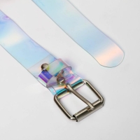 Ремень голографический «Дикий стиль», в подарочный коробке,117х3 см Ремень голографический «Дикий стиль», в подарочный коробке,117х3 см