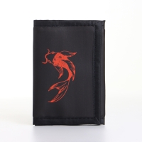 Кошелёк детский на липучке &laquo;Выбражулька&raquo;, цвет чёрный