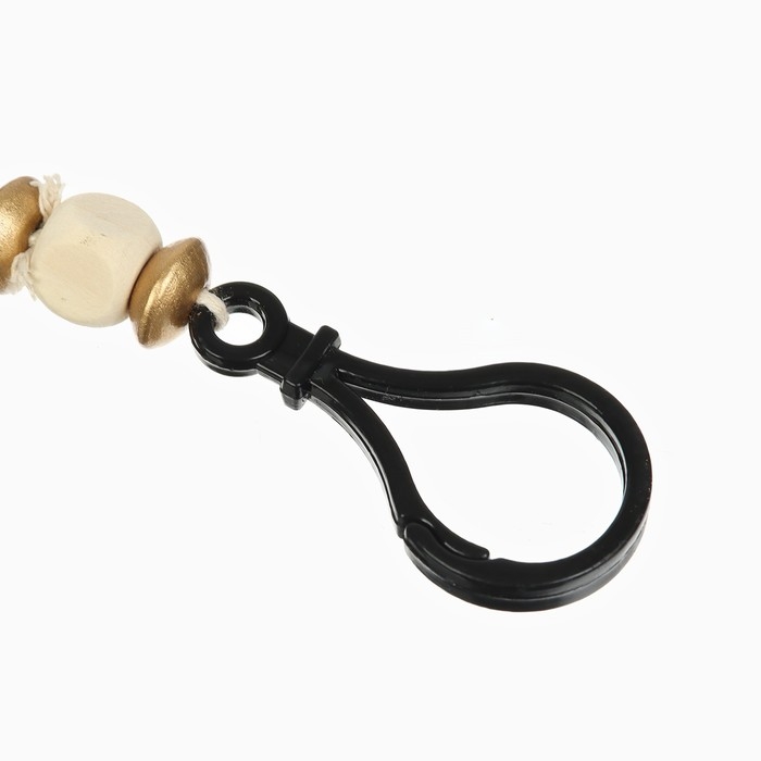 Держатель для соски - пустышки &laquo;Звездочки&raquo;, деревянный, цвет золотой