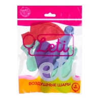 Шар латексный 12" &laquo;Макарун&raquo;, набор 5 шт., цвета МИКС