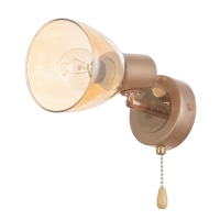 Бра "Джуди" 1х60Вт Е14 Золото 21х10х19см Бра "Джуди" 1х60Вт Е14 Золото 21х10х19см