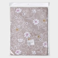 Скатерть на стол на нетканой основе «Ромашки», 137×110 см, цвет коричневый Скатерть на стол на нетканой основе «Ромашки», 137×110 см, цвет коричневый