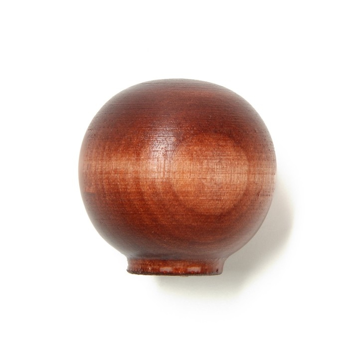 Ручка-кнопка Алапаевск, &laquo;Шар&raquo;, цвет под дерево