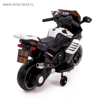 Электромобиль «Спортбайк», цвет белый Электромобиль «Спортбайк», цвет белый