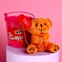 Мягкая игрушка &laquo;Ты моё счастье&raquo;, медведь, цвета МИКС