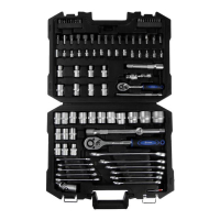 Набор инструментов в кейсе ТУНДРА, автомобильный, CrV, 1/2" и 1/4", 99 предметов Набор инструментов в кейсе ТУНДРА, автомобильный, CrV, 1/2" и 1/4", 99 предметов