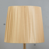 Лампа настольная с подсветкой "Адорно" 1х40Вт Е27 золото 24х24х43 см RISALUX