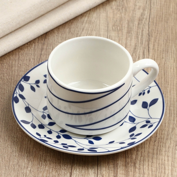 Чайная пара &laquo;Синяя ботаника&raquo;, 200 мл