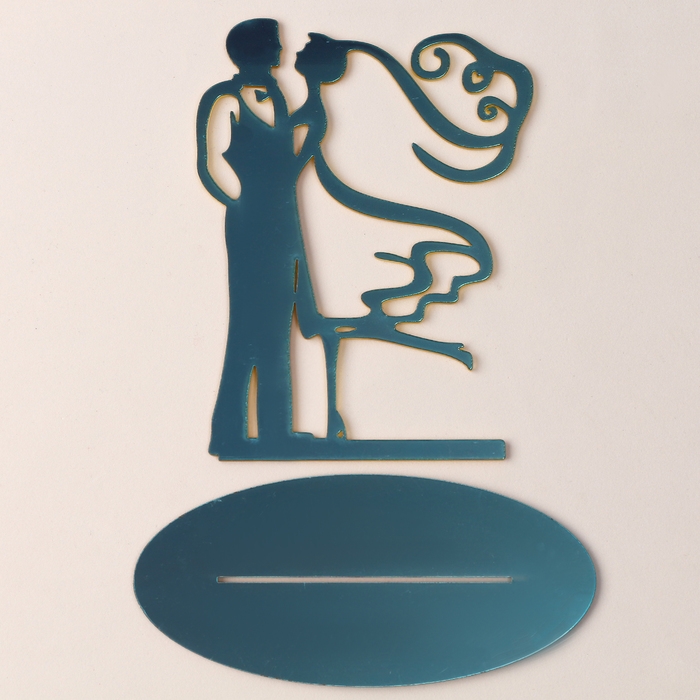 Топпер &laquo;Свадьба&raquo;, цвет золото