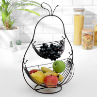 Фруктовница Доляна &laquo;Груша&raquo;, 34&times;28&times;52 см, цвет МИКС