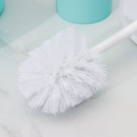 Набор аксессуаров для ванной комнаты &laquo;Лайт&raquo;, 6 предметов (мыльница, дозатор, 2 стакана, ёршик, ведро), цвет бирюзовый