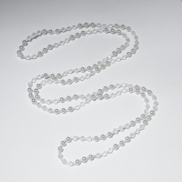 Бусы &laquo;Блеск&raquo; с жемчугом, шар №6, цвет бело-молочный, 150 см