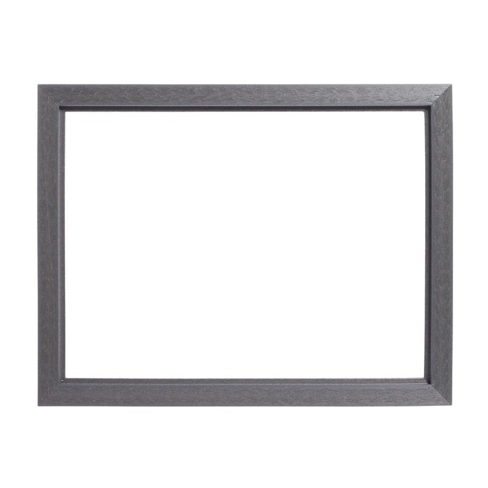 Рама для картин (зеркал) 30 х 40 х 2.7 см, пластиковая, Calligrata 651628, серебро