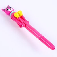 Прикол ручка &laquo;Котик&raquo;, боксёр, цвета МИКС