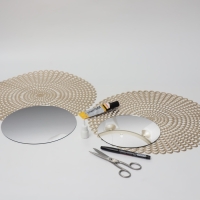 Набор интерьерных зеркал для декорирования, 5 шт, d 22 см