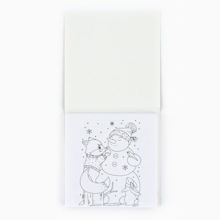 Подарочный набор новогодний, блокнот-раскраска и восковые мелки &laquo;Верь в мечту! Символ года&raquo;