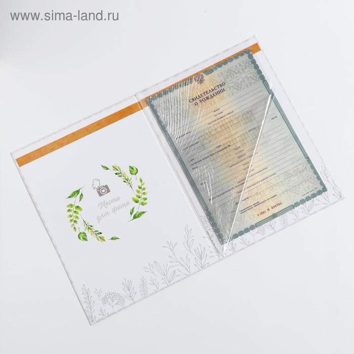 Папка для свидетельства о рождении &laquo;Мишки&raquo;, А4