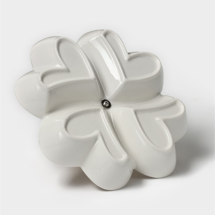 Менажница 4 ячейки &laquo;Марбл&raquo;, 20&times;3,2 см, цвет белый