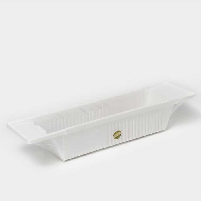 Полка на ванну Toys, 57-89 см, цвет снежно-белый