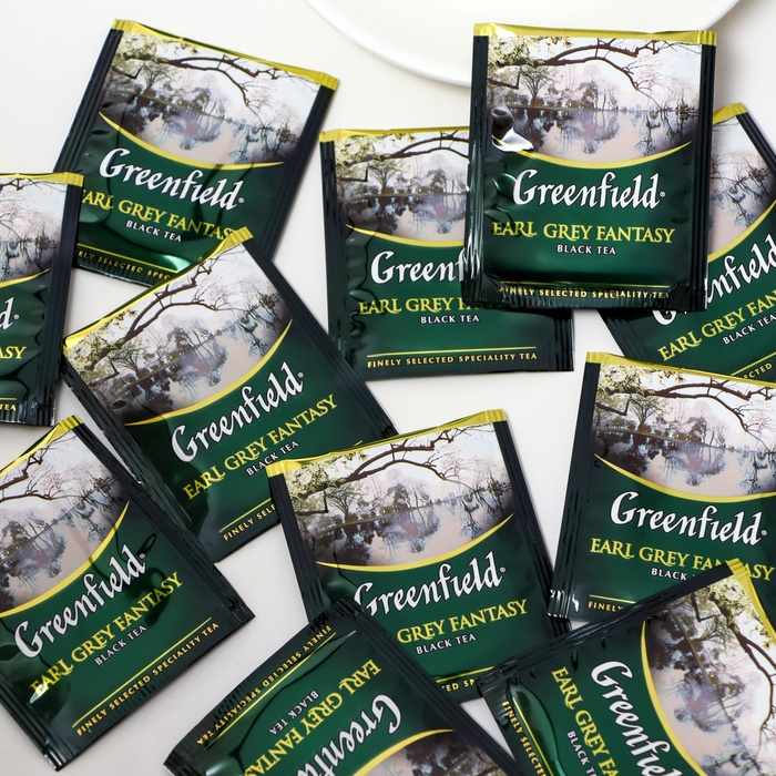 Чай черный Greenfield Earl Grey Fantasy, с бергамотом, 200 г Чай черный Greenfield Earl Grey Fantasy, с бергамотом, 200 г