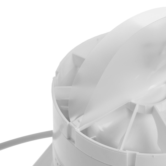 Вентилятор вытяжной "КосмоВент" В100ВК-ок, d=100 мм, 10 Вт, 105 м&sup3;/ч, с выключ, обр. клапан