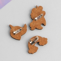 Набор парных значков &laquo;Ты чудо&raquo;, 3 шт., 9,5 х 8,7 см