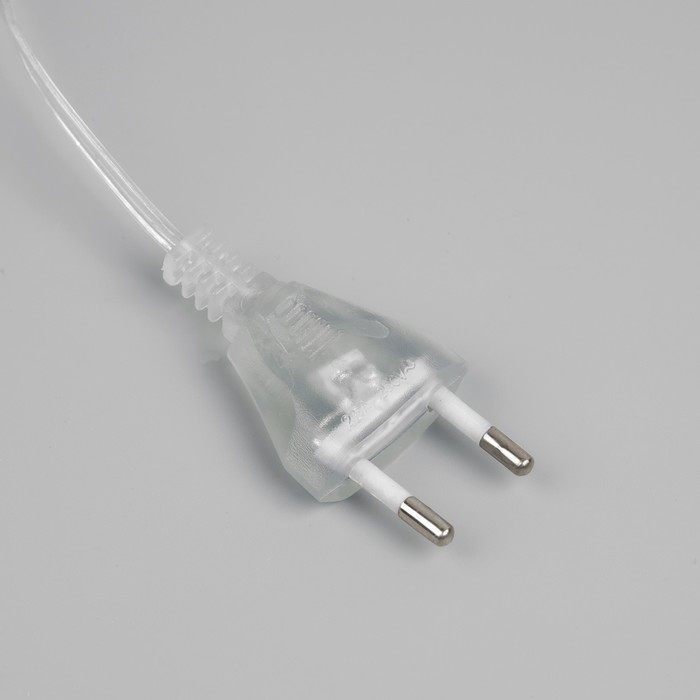 Светодиодная фигура &laquo;Серебристые подарки с красной лентой&raquo; 15, 20, 25 см, текстиль, металл, 220 В, свечение тёплое белое