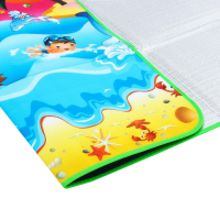Игровой коврик для детей на фольгированной основе &laquo;Морской мир&raquo;, размер 180х150x0,5 см, Крошка Я