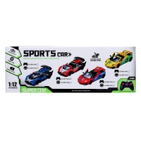 Машина радиоуправляемая &laquo;Купе&raquo;, 1:12, открываются двери, работает от аккумулятора, цвет синий