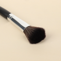 Набор кистей для макияжа &laquo;Вензель&raquo;, 7 предметов, чехол на кнопке, цвет золотистый/чёрный