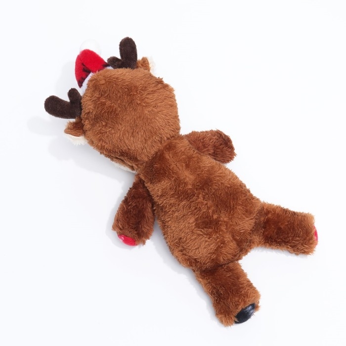Игрушка мягкая для собак Игрушка мягкая для собак "Олень" с пищалкой, 31 х 17 см