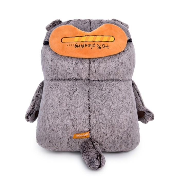 Мягкая игрушка &laquo;Кот-подушка в маске для сна&raquo;, 34 см