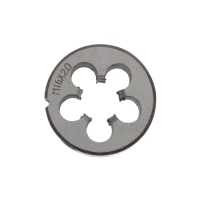 Плашка метрическая ТУНДРА, М16 х 2 мм