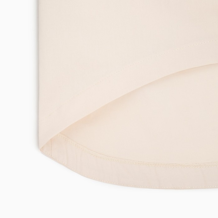 Костюм женский (рубашка, шорты) MINAKU: Oversize цвет молочный, размер 44