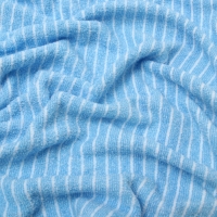 Полотенце банное Этель "Линии", цв. голубой, 70х140 см, 100% п/э, 240 г/м2