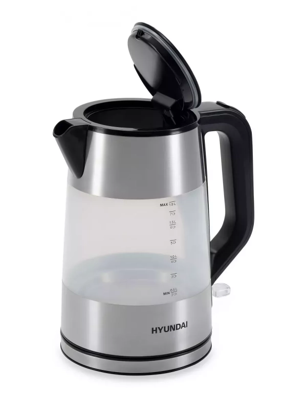Чайник HYK-P4026 1.9л. 2200Вт черный (пластик)