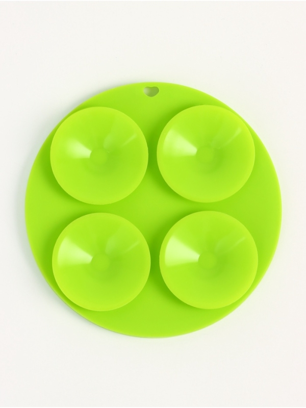 Коврик для лизания на присосках 10 х 10 см, зелёный