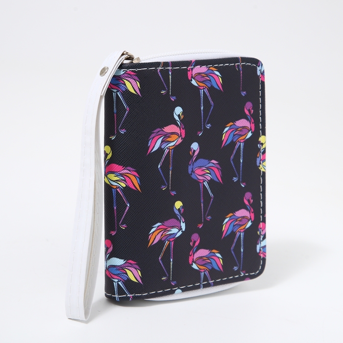 Кошелёк детский на молнии &laquo;Выбражулька&raquo;, цвет чёрный