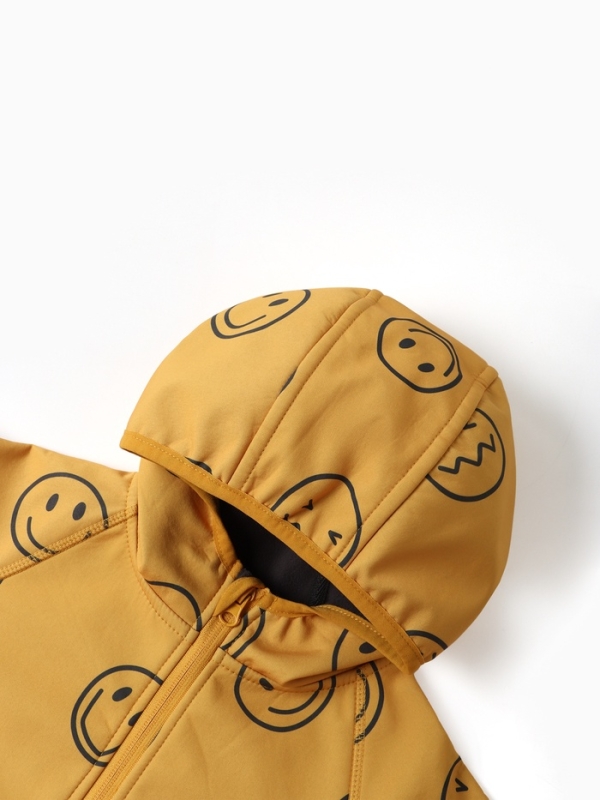 Ветровка на флисе для мальчиков KAFTAN  Смайл, рост 116