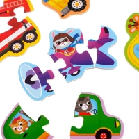 Макси- пазлы &laquo;Транспорт&raquo;, 5 пазлов, 20 деталей